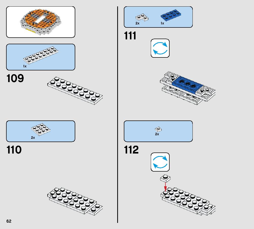 BB-8 75187 レゴの商品情報 レゴの説明書・組立方法 62 page