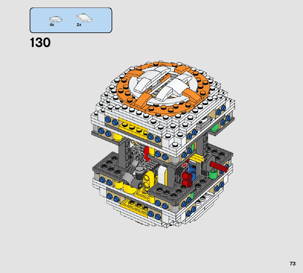 BB-8 75187 LEGO information LEGO instructions 73 page