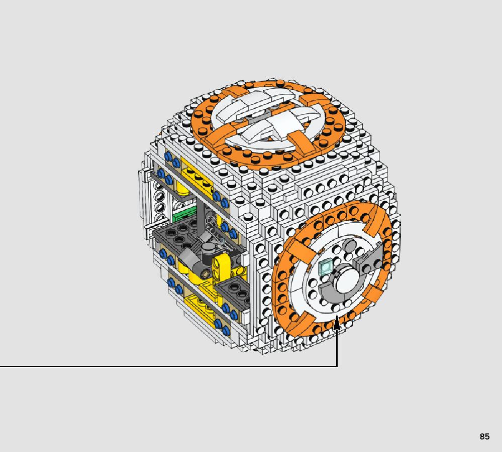 BB-8 75187 レゴの商品情報 レゴの説明書・組立方法 85 page