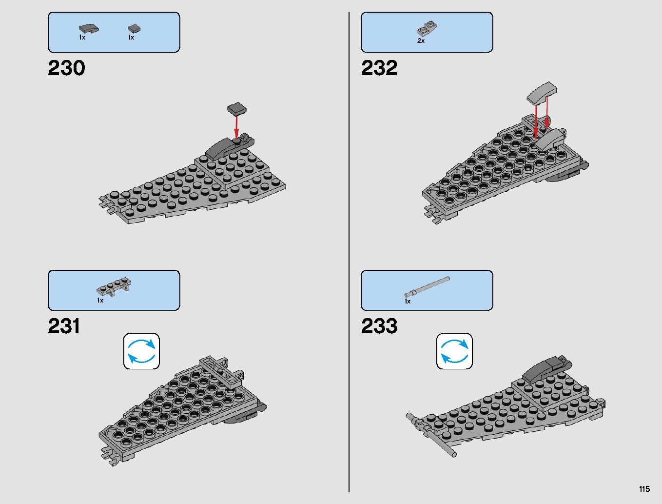 レジスタンス・ボマー 75188 レゴの商品情報 レゴの説明書・組立方法 115 page