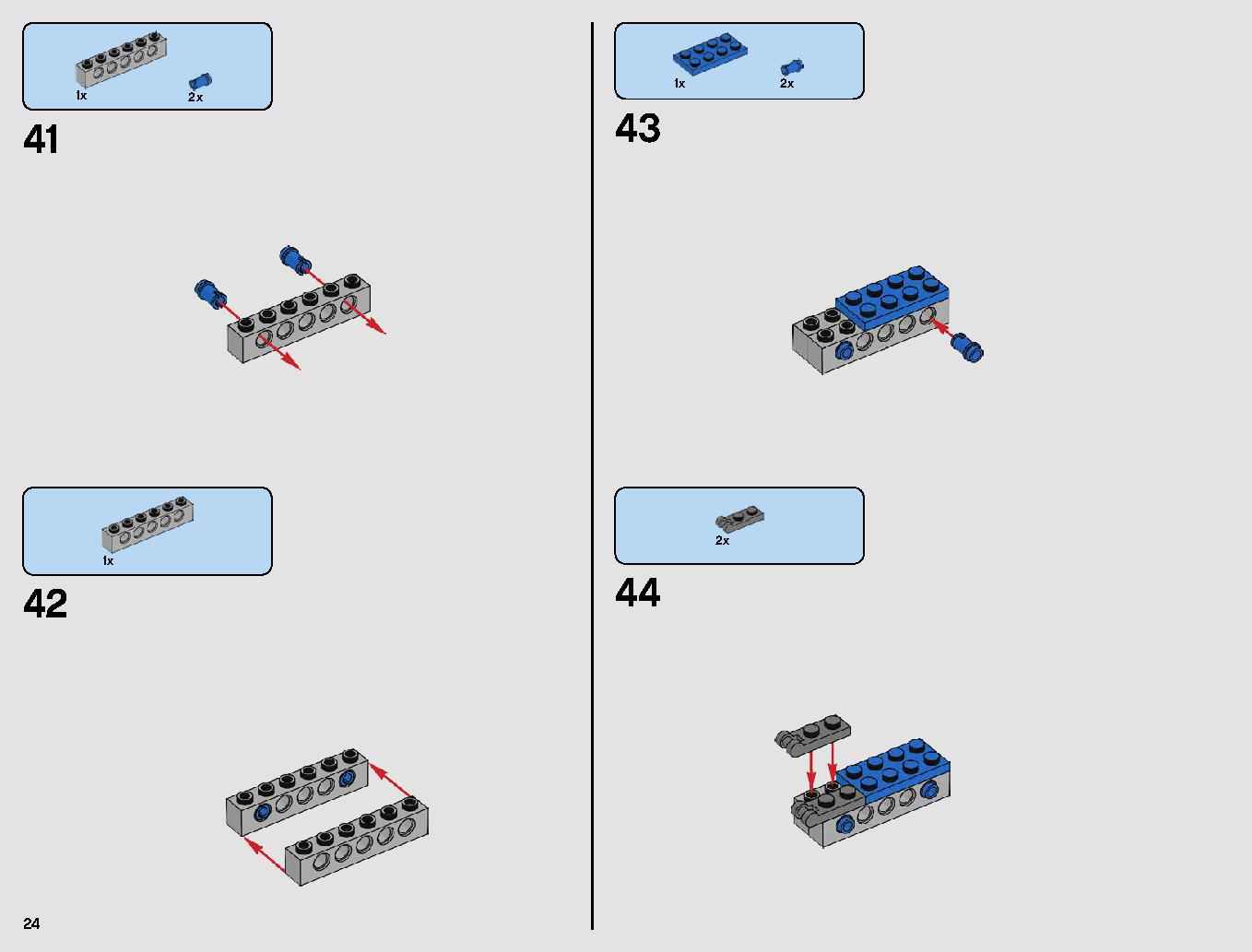 レジスタンス・ボマー 75188 レゴの商品情報 レゴの説明書・組立方法 24 page