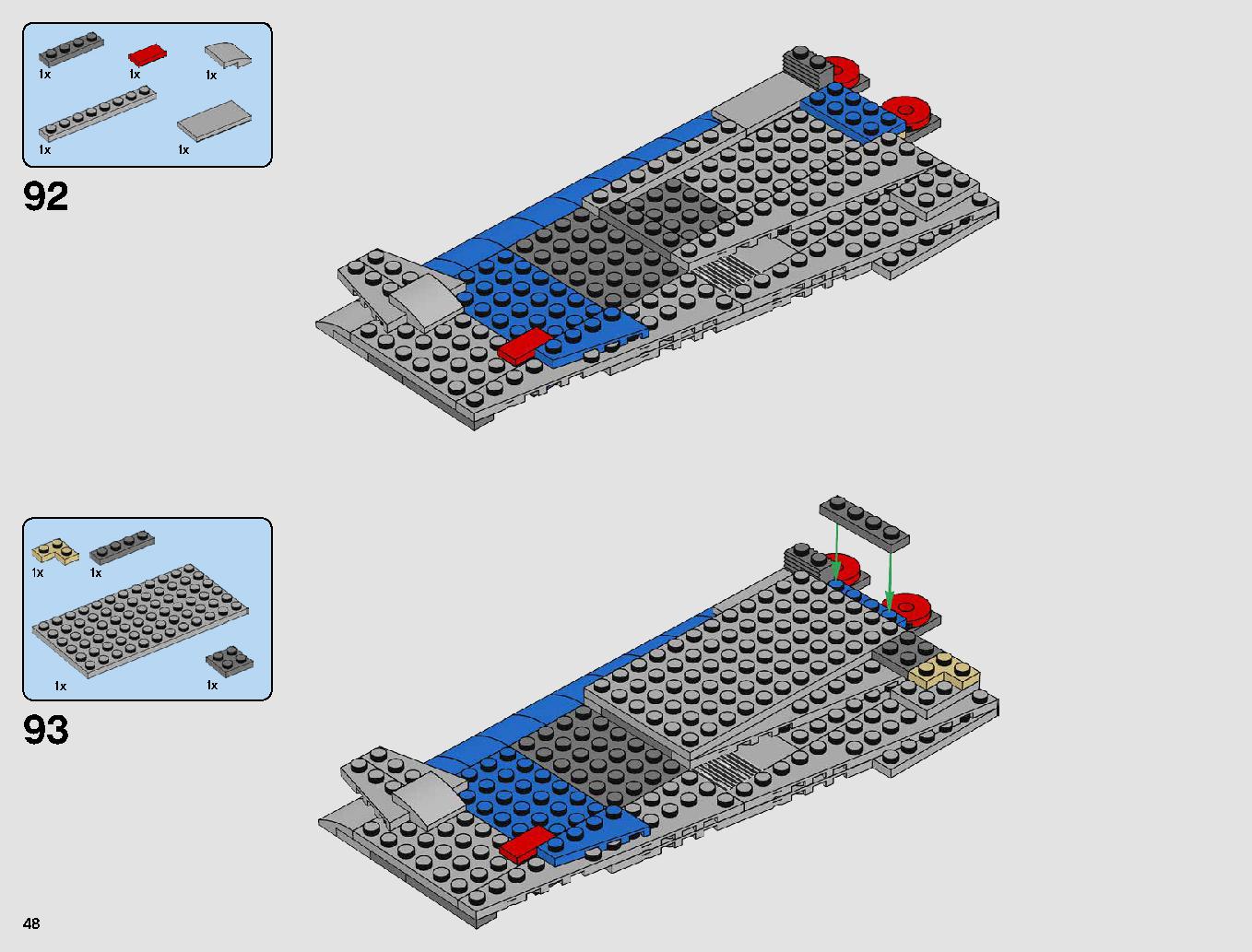 レジスタンス・ボマー 75188 レゴの商品情報 レゴの説明書・組立方法 48 page