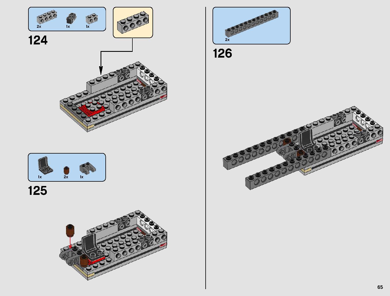 Resistance Bomber 75188 LEGO information LEGO instructions 65 page