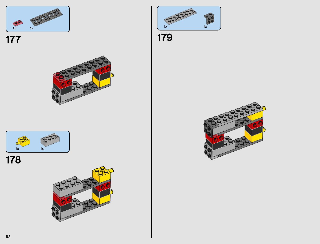 レジスタンス・ボマー 75188 レゴの商品情報 レゴの説明書・組立方法 92 page