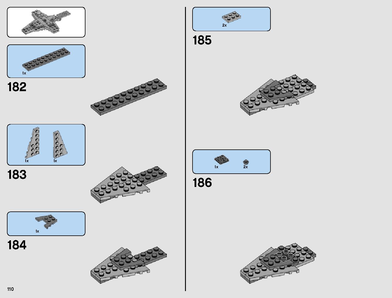First Order Star Destroyer 75190 LEGO information LEGO instructions 110 page