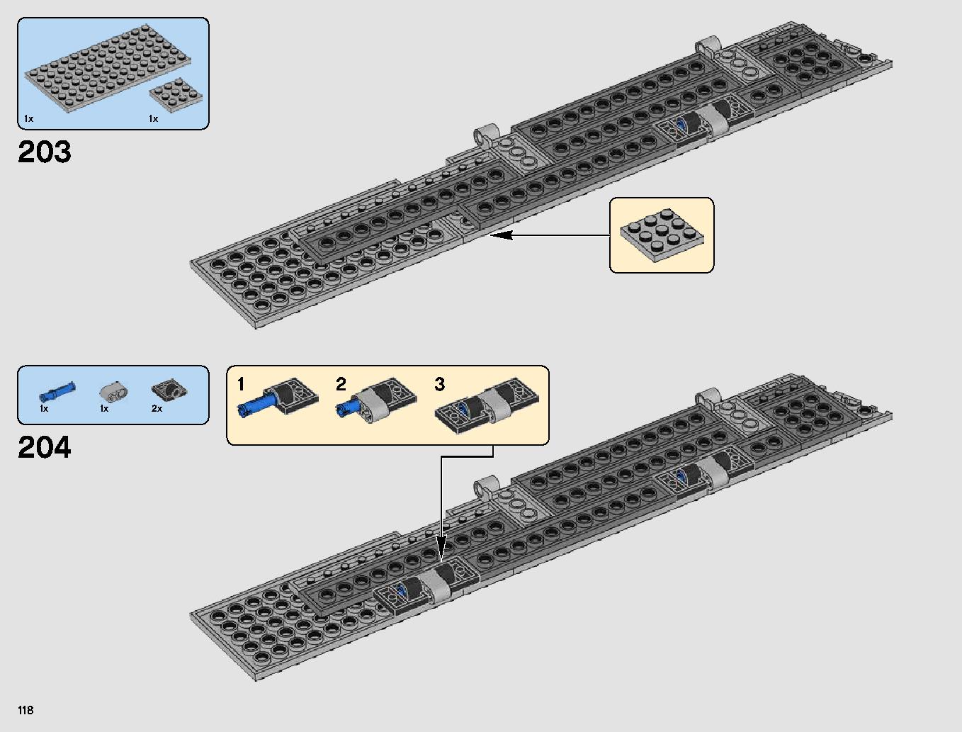 First Order Star Destroyer 75190 LEGO information LEGO instructions 118 page