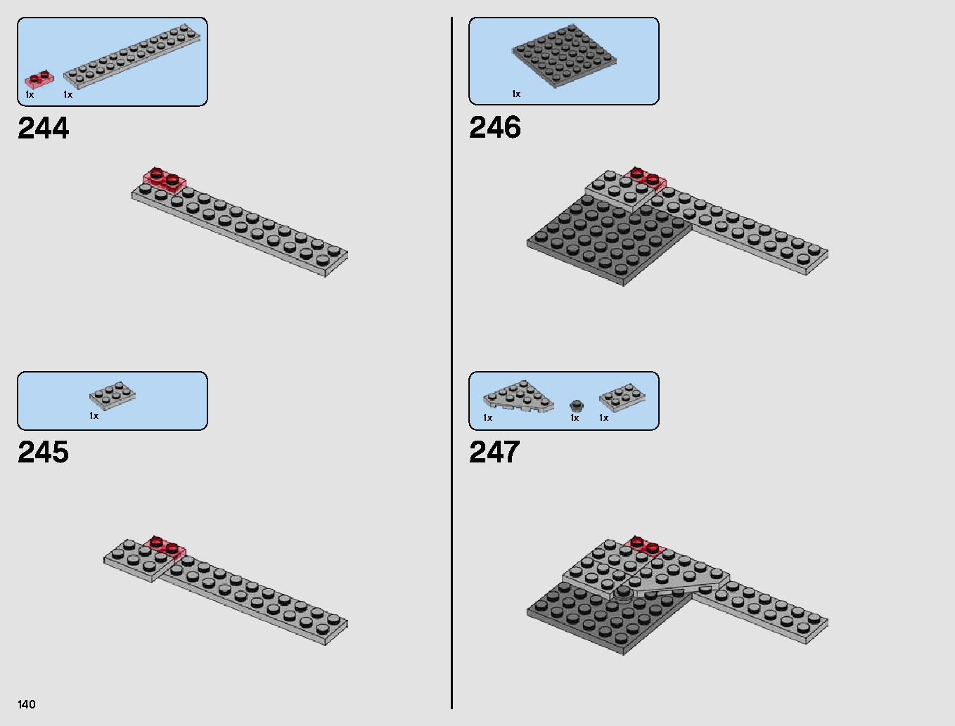 First Order Star Destroyer 75190 LEGO information LEGO instructions 140 page