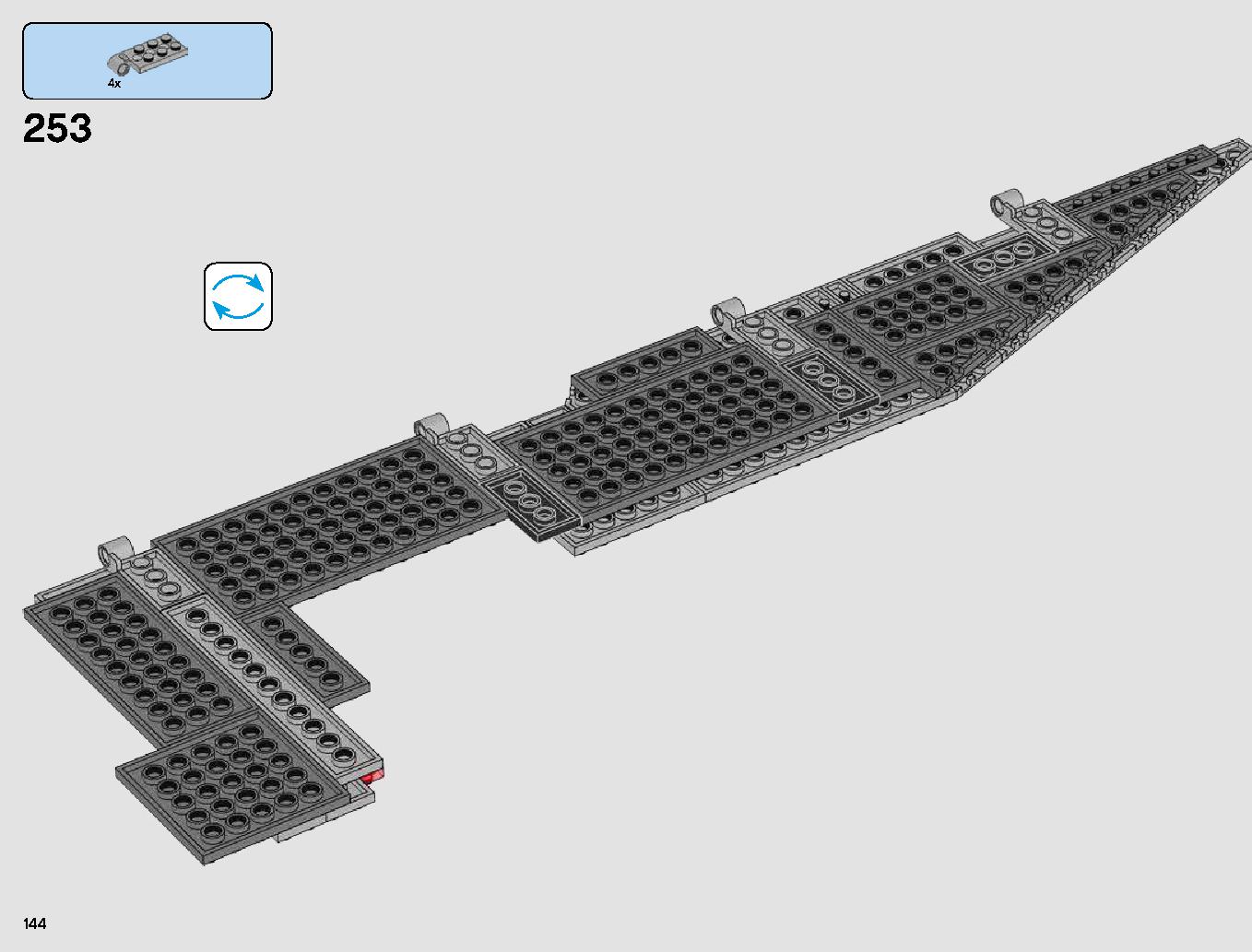 First Order Star Destroyer 75190 LEGO information LEGO instructions 144 page