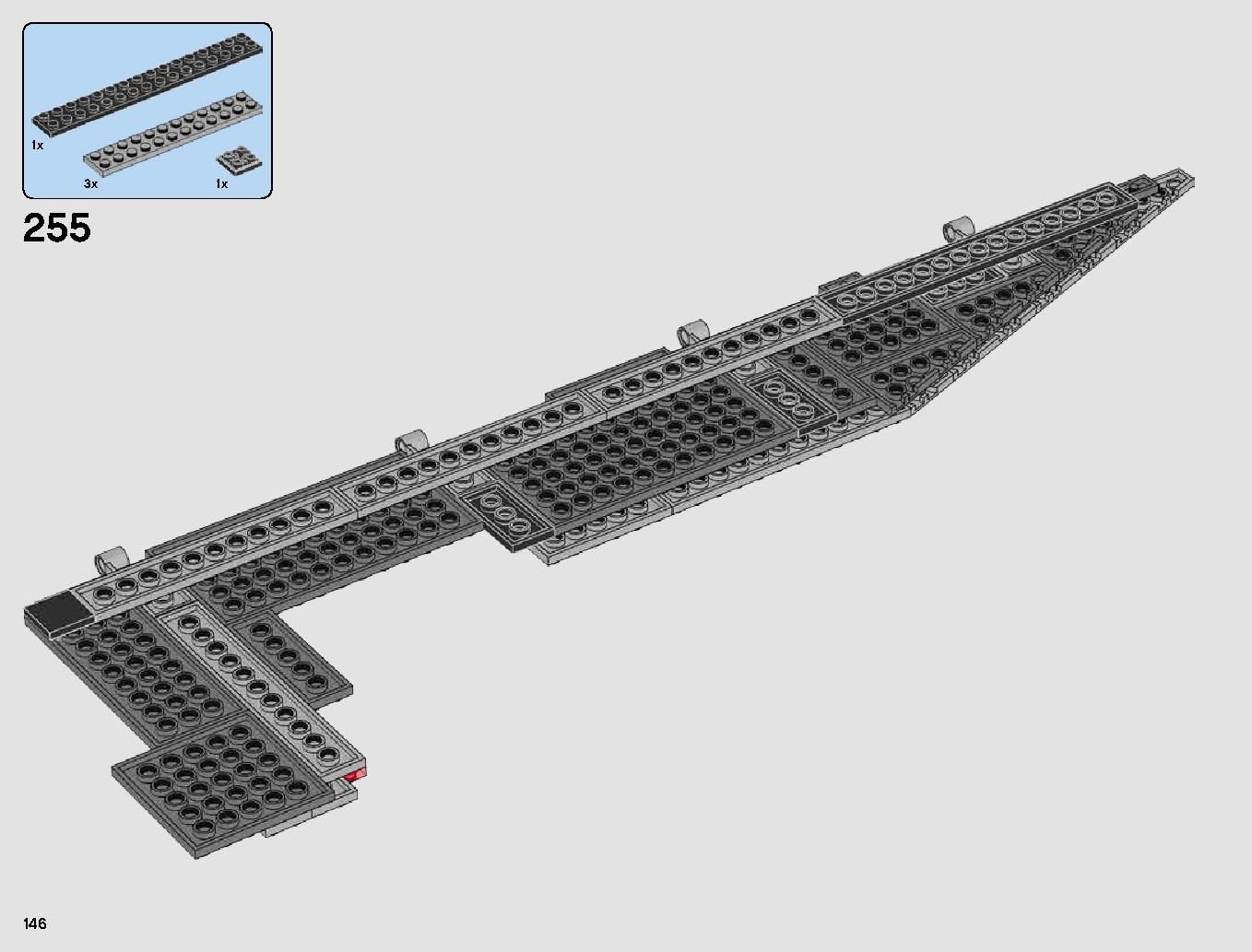 First Order Star Destroyer 75190 LEGO information LEGO instructions 146 page