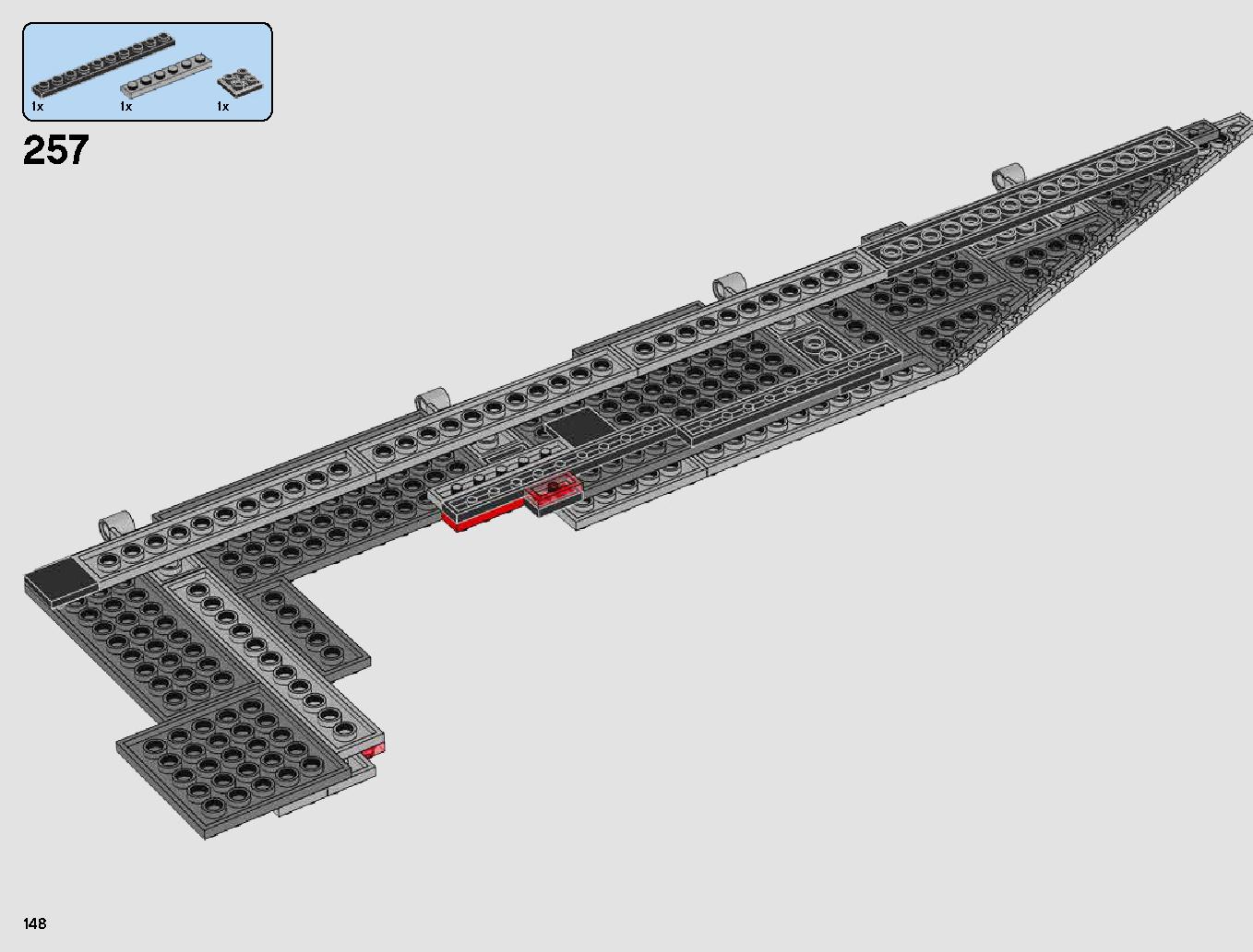 First Order Star Destroyer 75190 LEGO information LEGO instructions 148 page