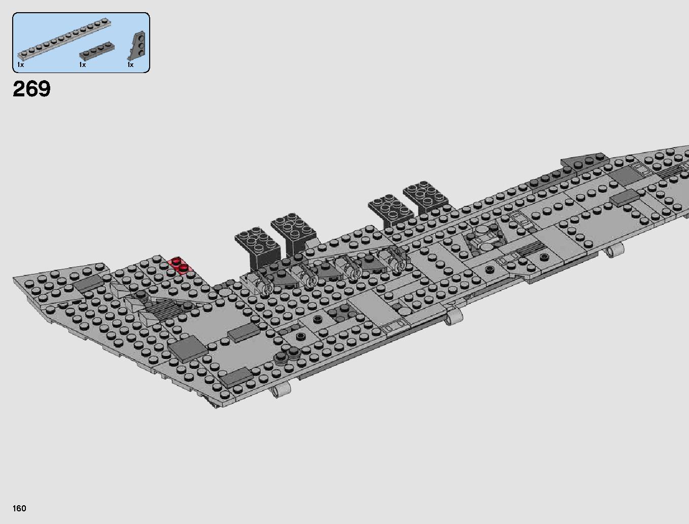 First Order Star Destroyer 75190 LEGO information LEGO instructions 160 page