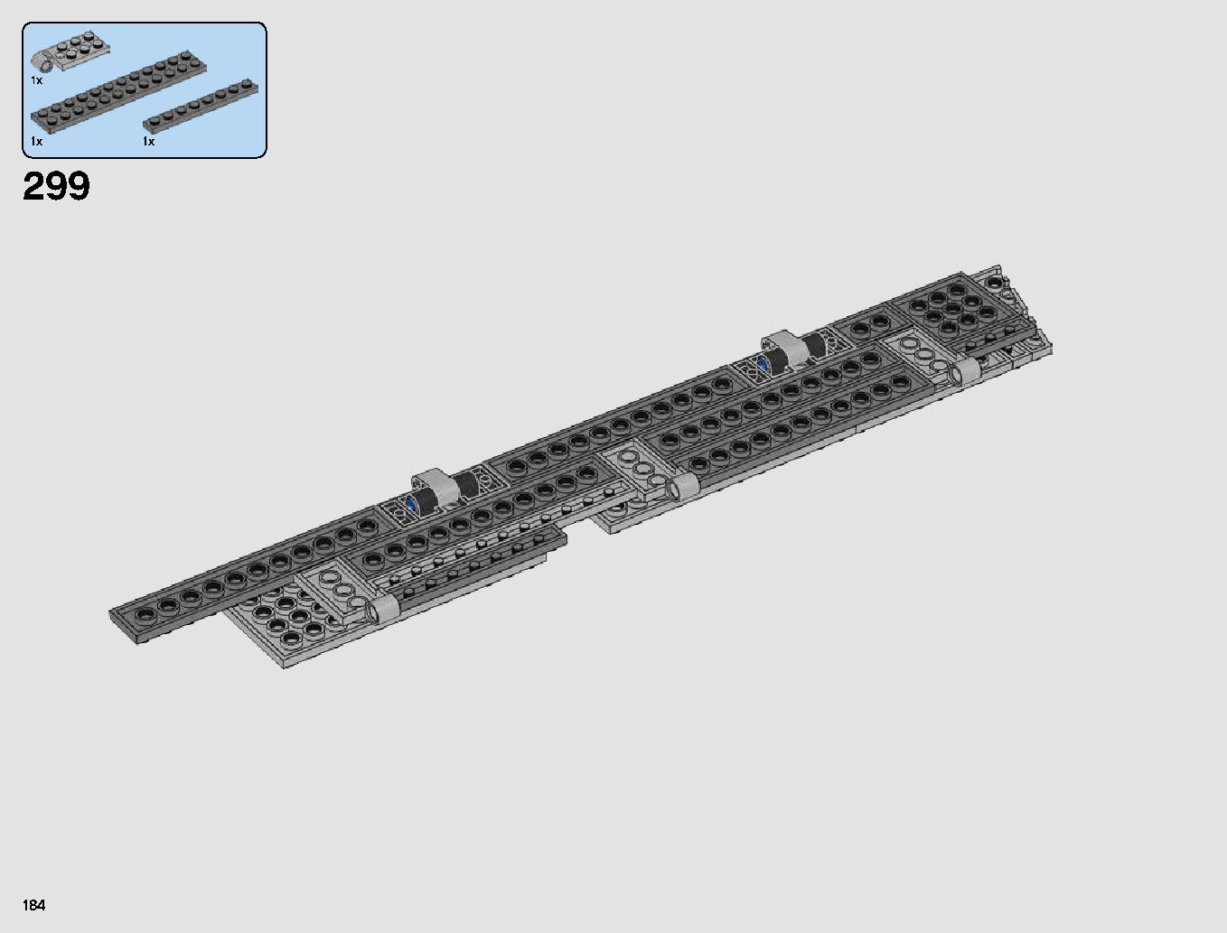 First Order Star Destroyer 75190 LEGO information LEGO instructions 184 page