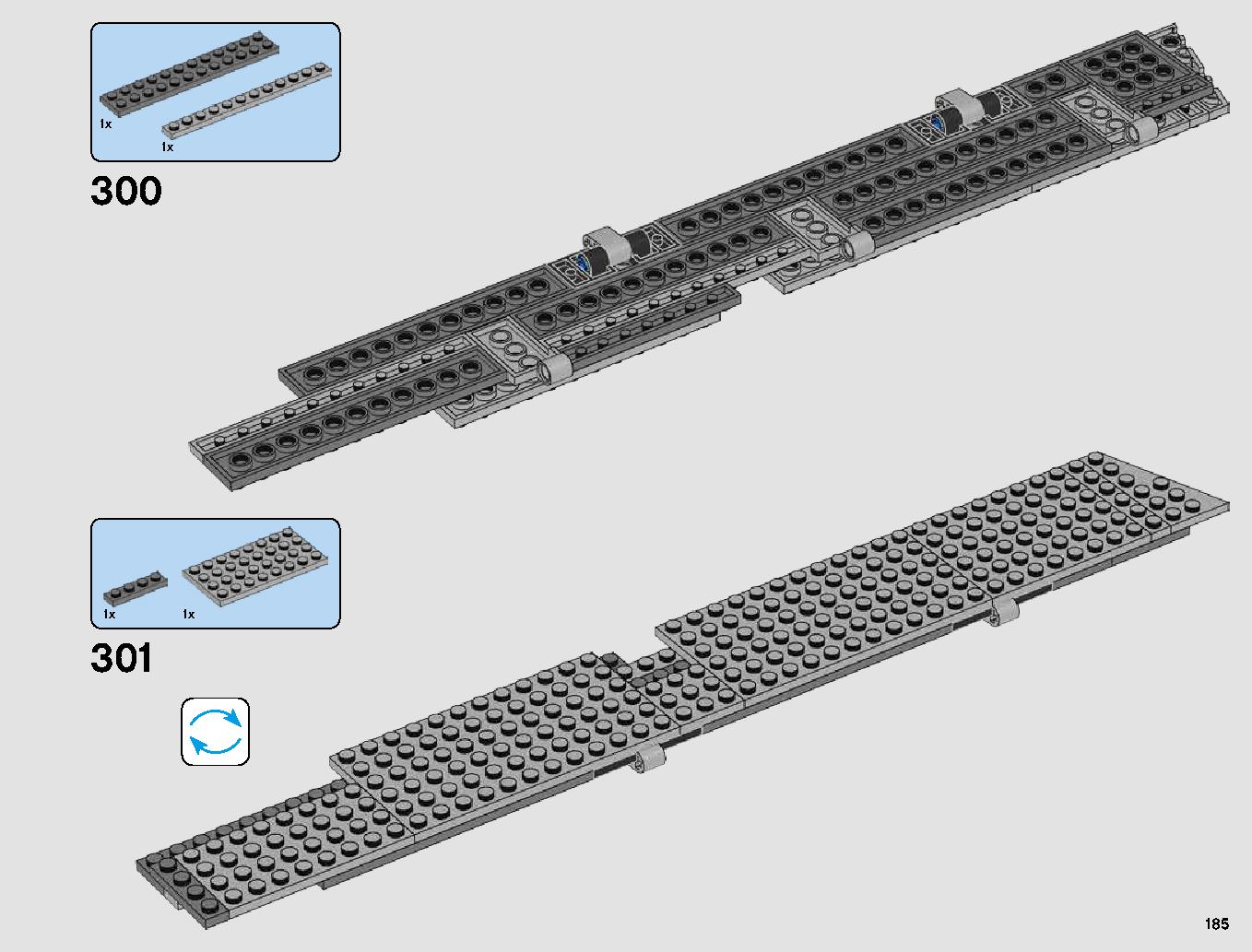 First Order Star Destroyer 75190 LEGO information LEGO instructions 185 page