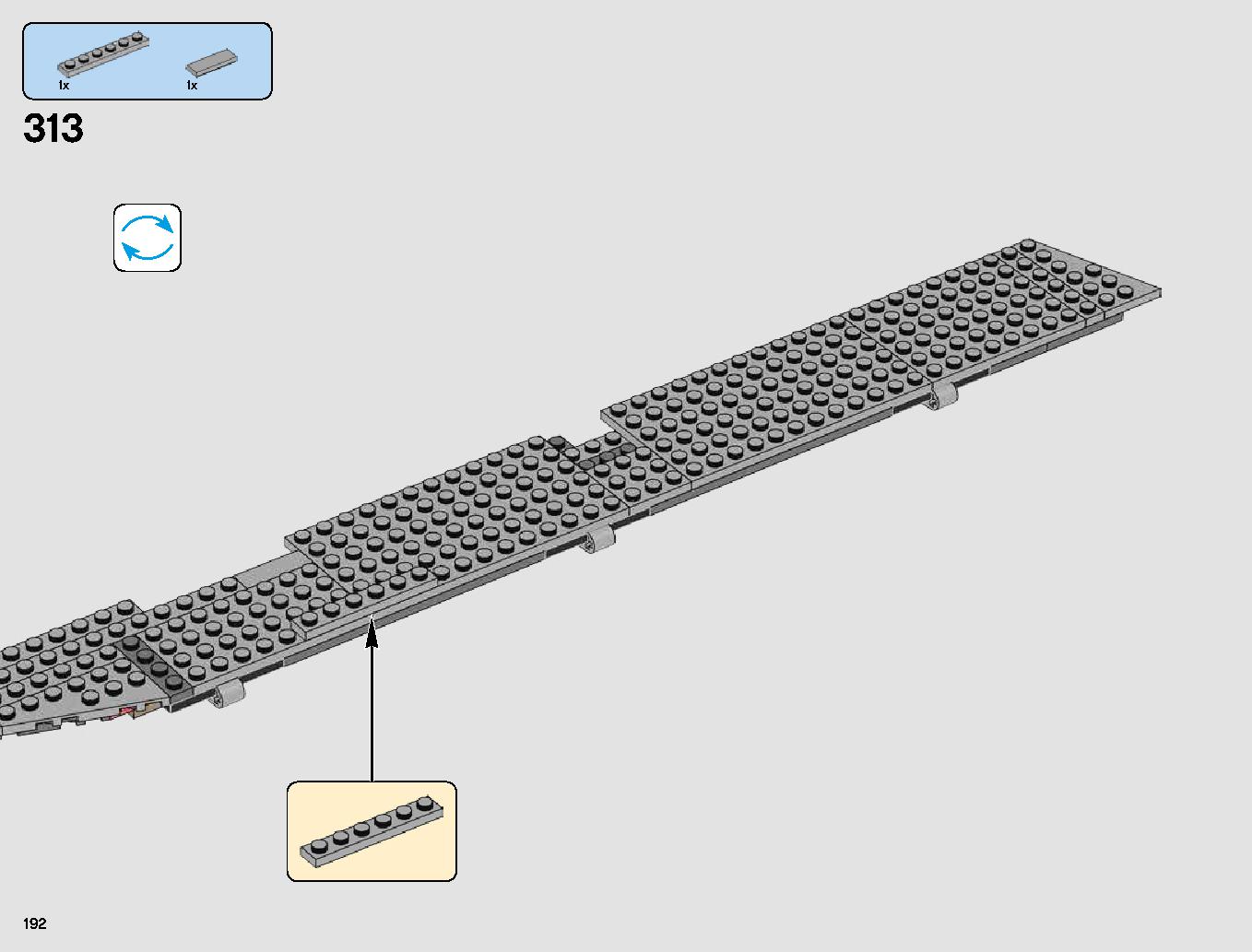 First Order Star Destroyer 75190 LEGO information LEGO instructions 192 page