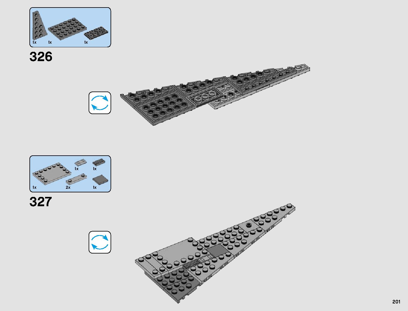 First Order Star Destroyer 75190 LEGO information LEGO instructions 201 page