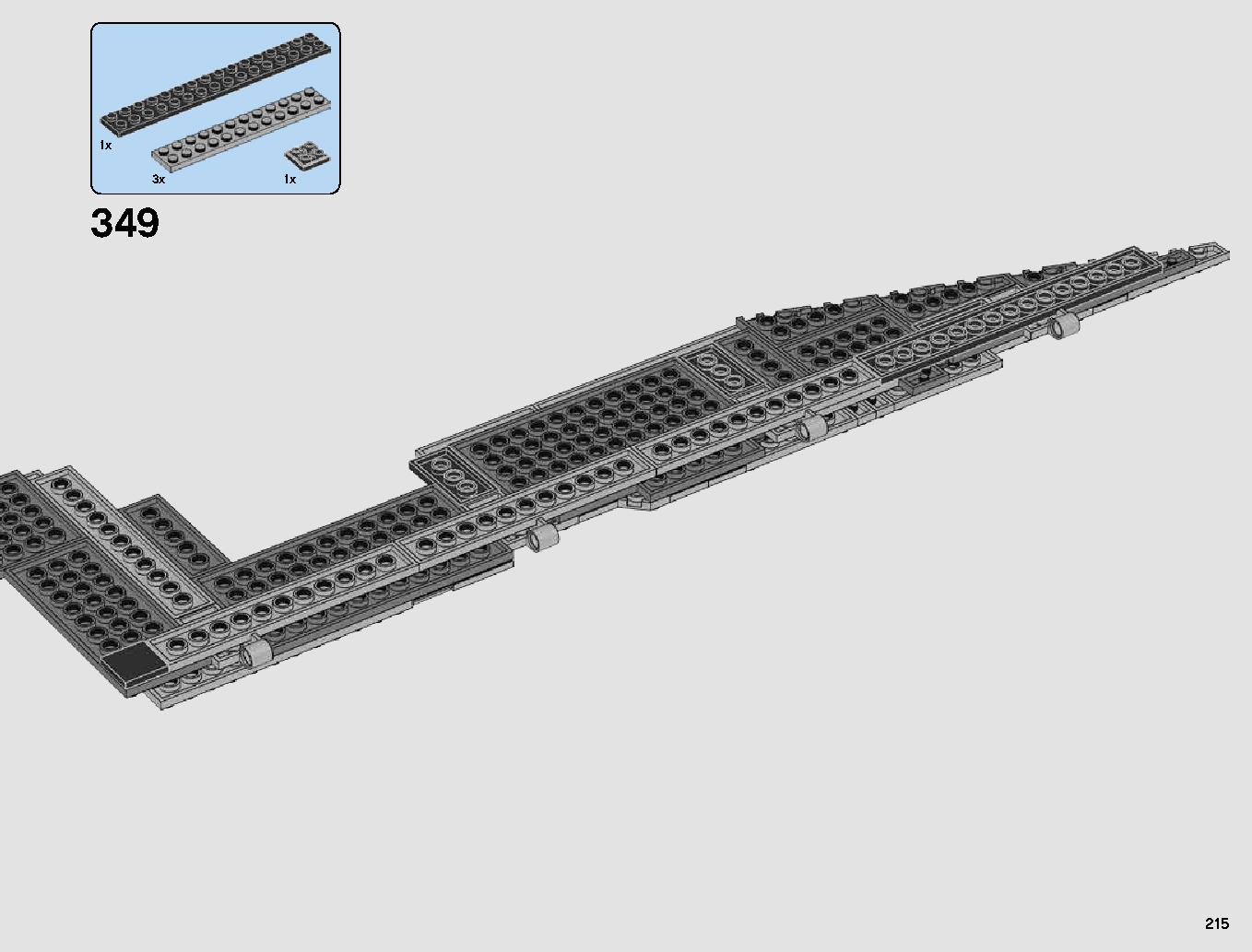 First Order Star Destroyer 75190 LEGO information LEGO instructions 215 page
