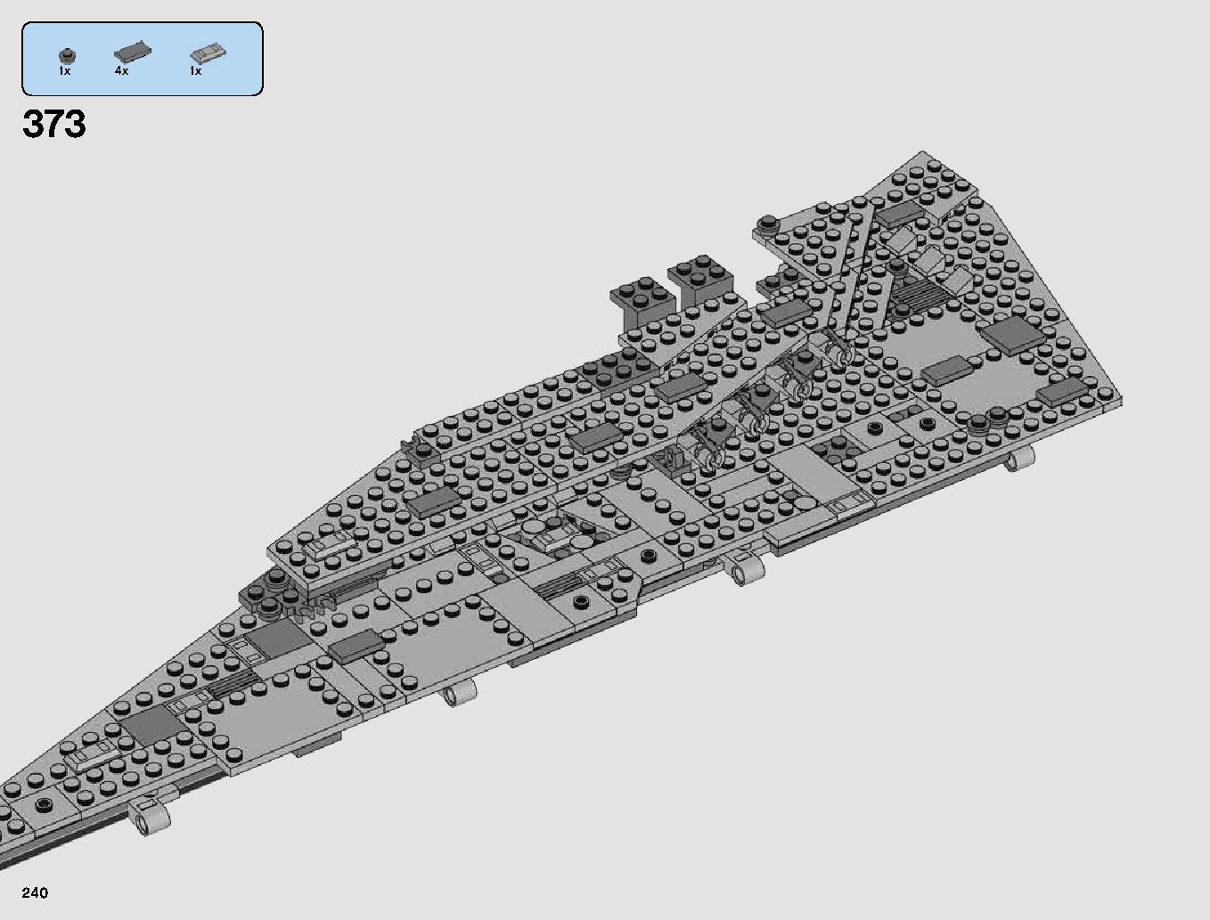 First Order Star Destroyer 75190 LEGO information LEGO instructions 240 page
