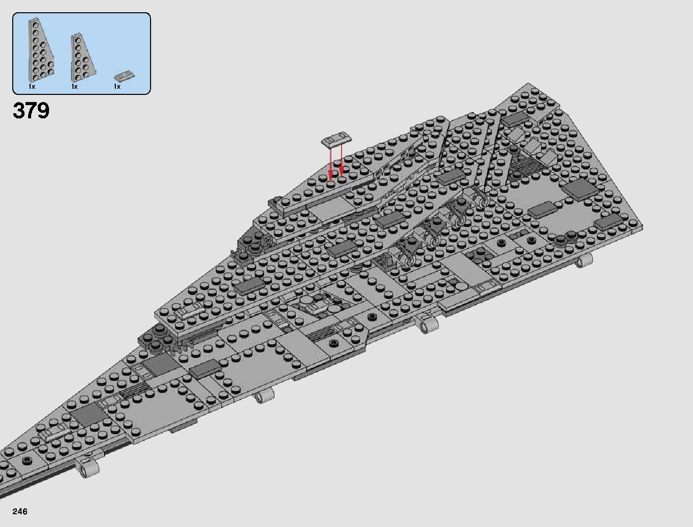 First Order Star Destroyer 75190 LEGO information LEGO instructions 246 page