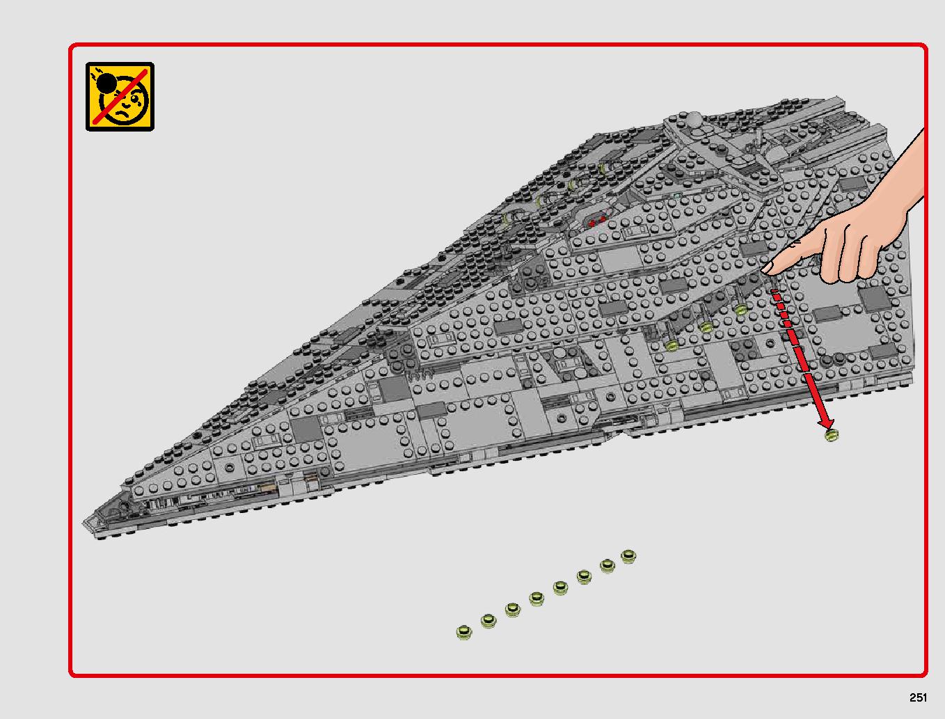 First Order Star Destroyer 75190 レゴの商品情報 レゴの説明書・組立方法 251 page