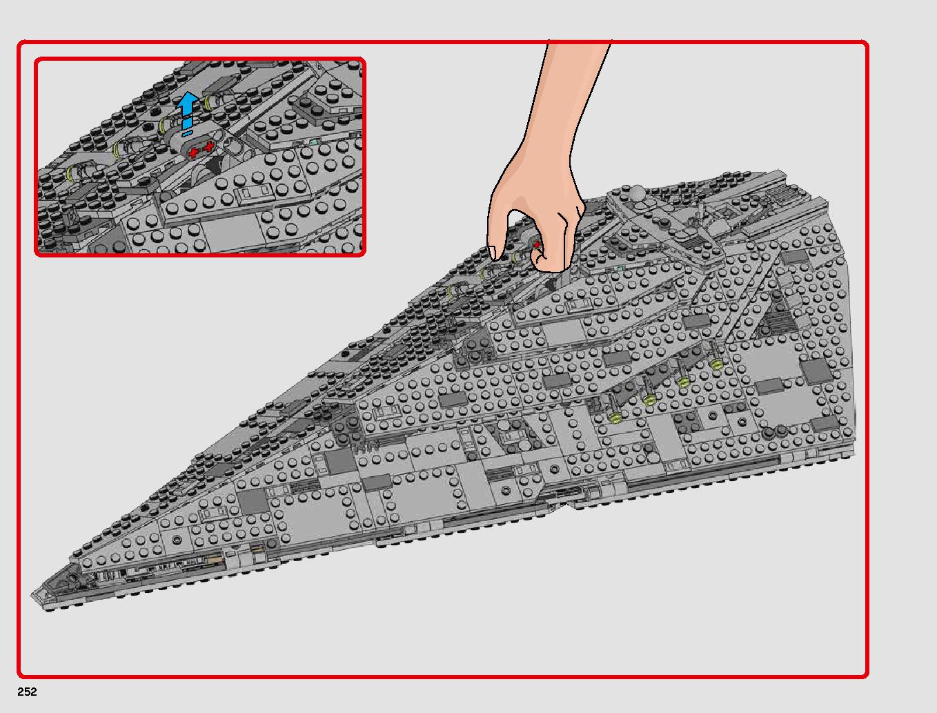 First Order Star Destroyer 75190 レゴの商品情報 レゴの説明書・組立方法 252 page