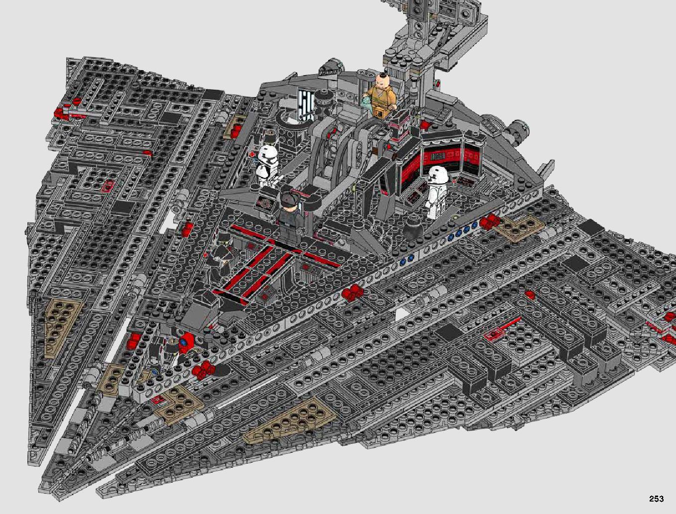 First Order Star Destroyer 75190 LEGO information LEGO instructions 253 page