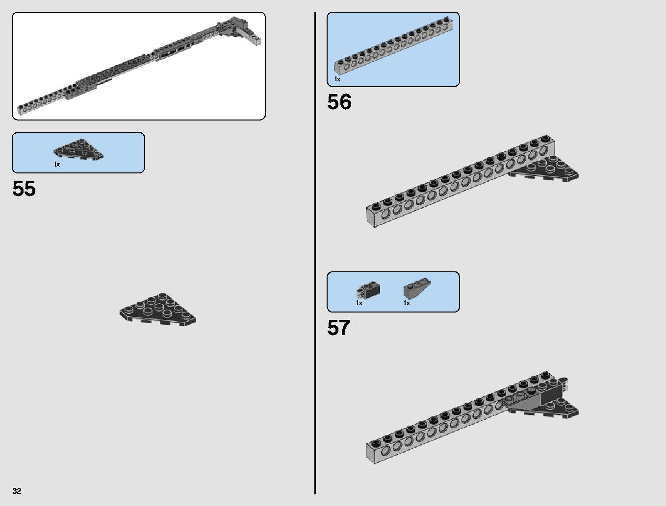 First Order Star Destroyer 75190 LEGO information LEGO instructions 32 page