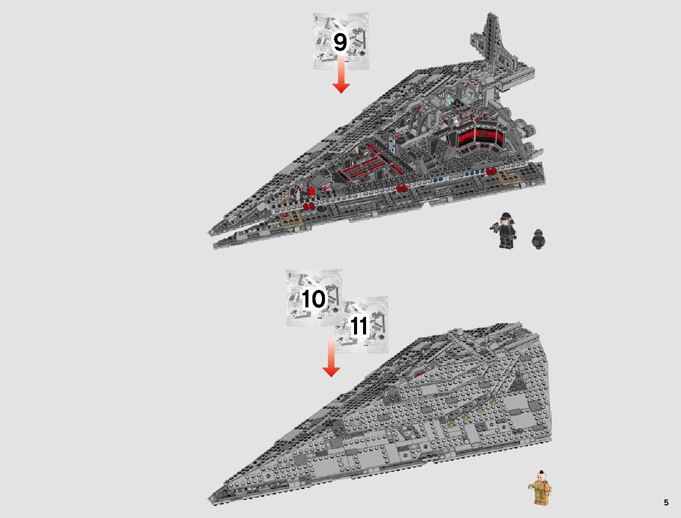 First Order Star Destroyer 75190 レゴの商品情報 レゴの説明書・組立方法 5 page