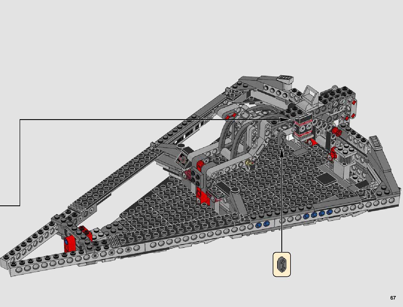 First Order Star Destroyer 75190 LEGO information LEGO instructions 67 page