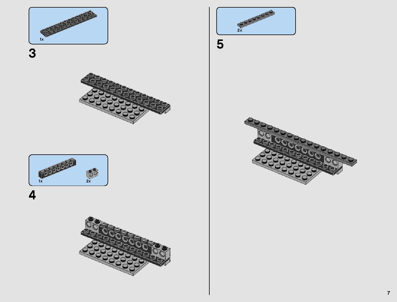 First Order Star Destroyer 75190 LEGO information LEGO instructions 7 page