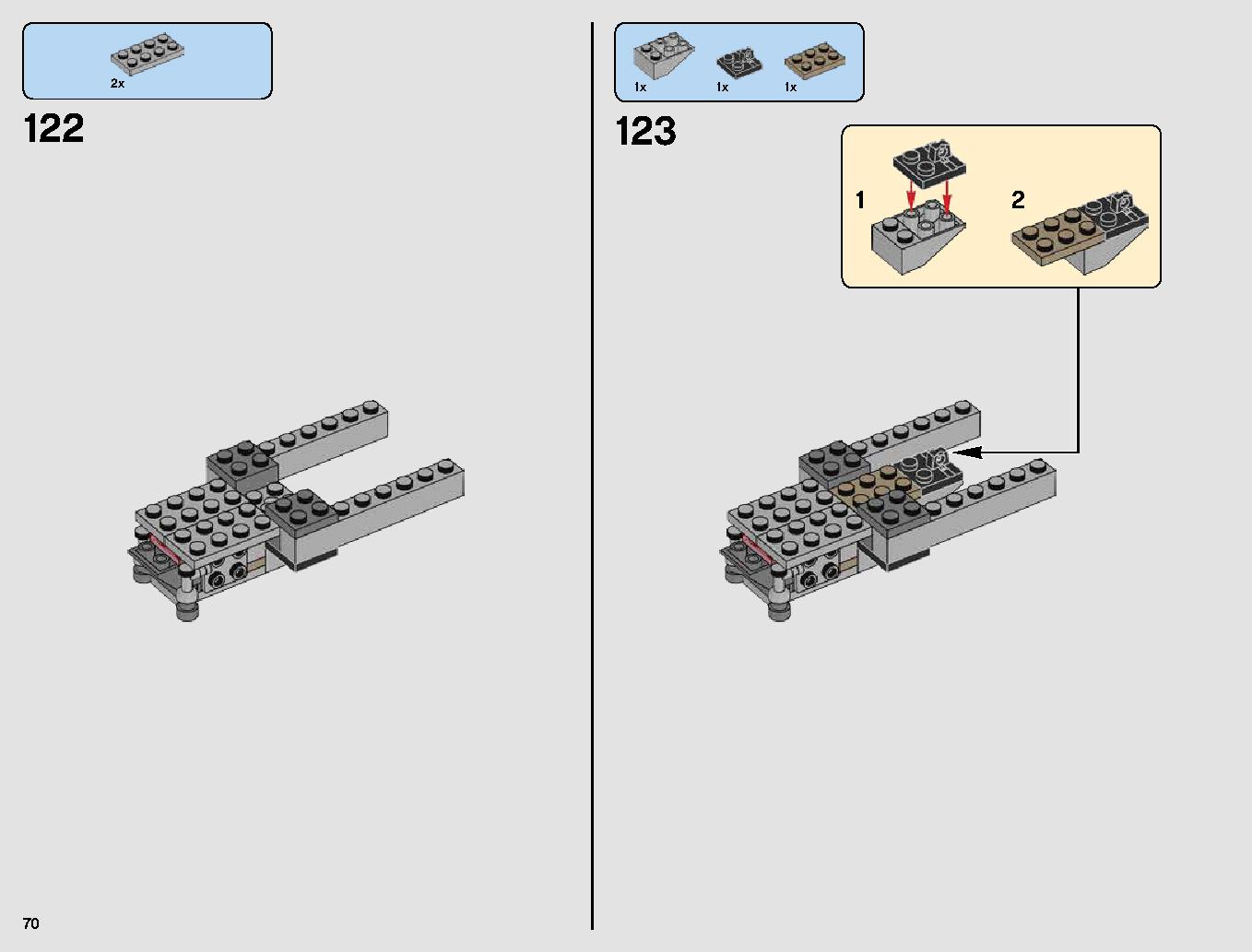 First Order Star Destroyer 75190 LEGO information LEGO instructions 70 page