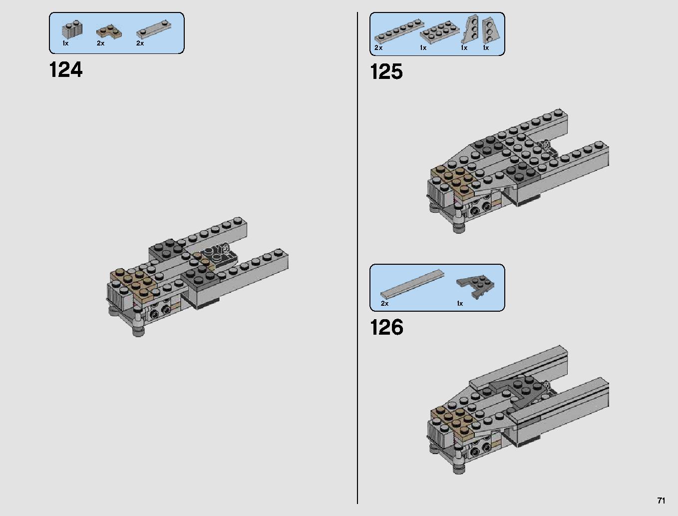 First Order Star Destroyer 75190 LEGO information LEGO instructions 71 page