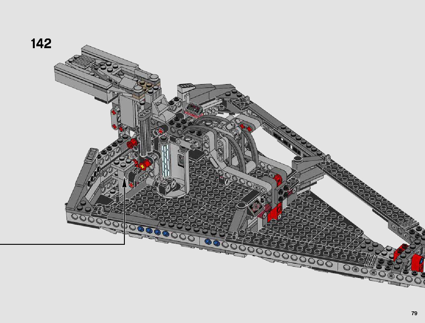 First Order Star Destroyer 75190 LEGO information LEGO instructions 79 page