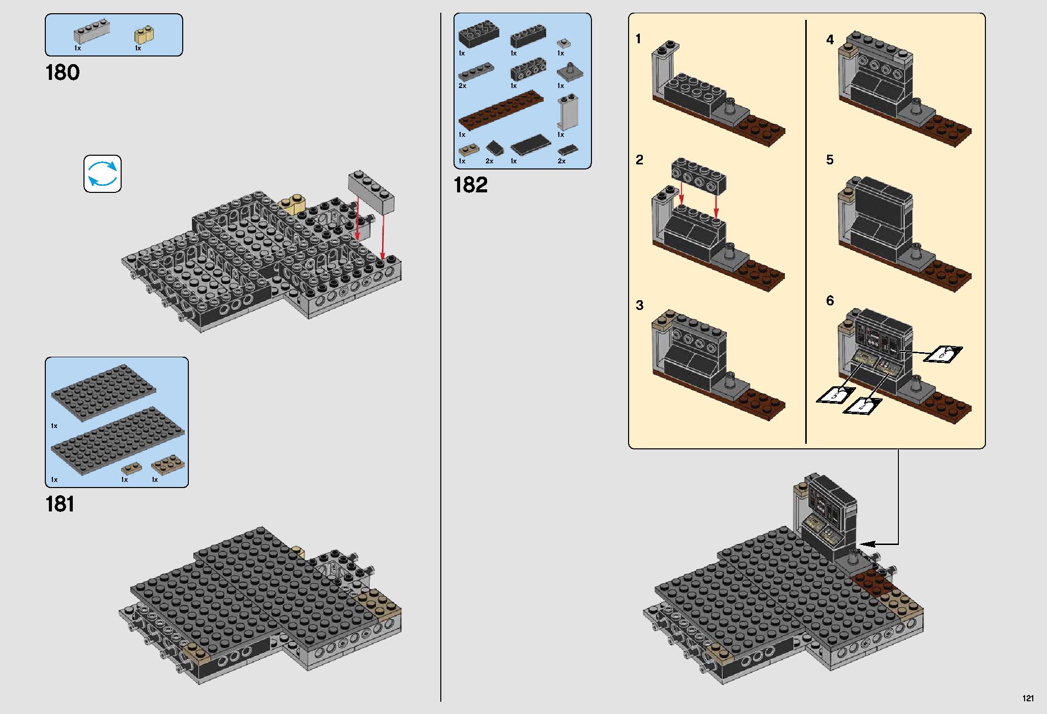 UCS Millennium Falcon 75192 LEGO information LEGO instructions 121 page
