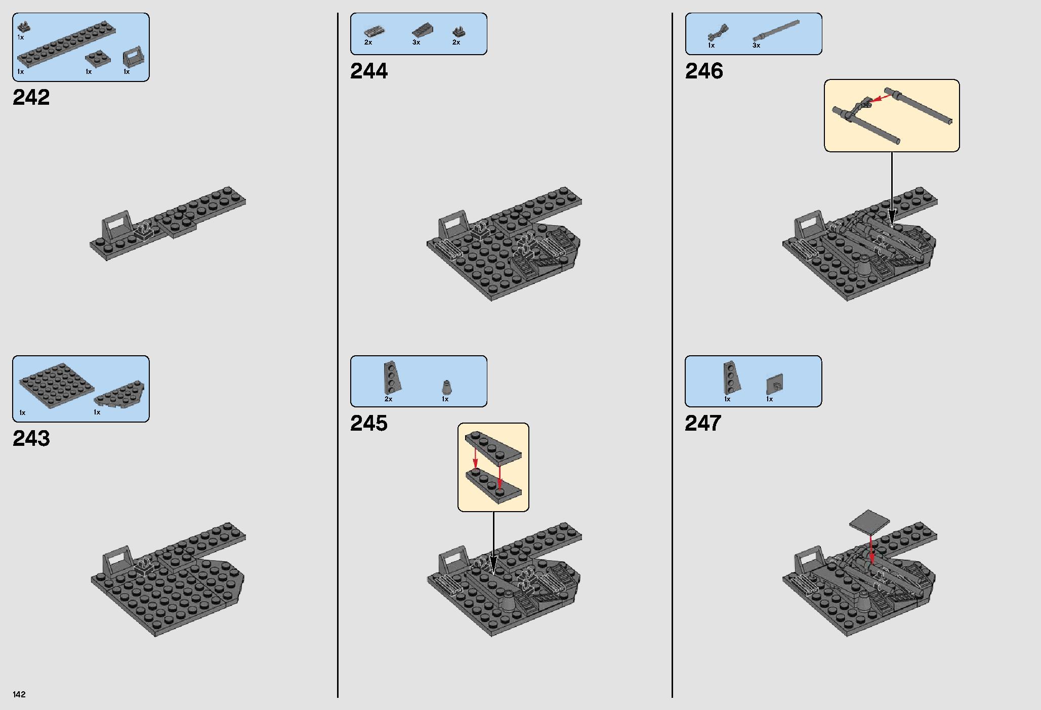 ミレニアム・ファルコン™ 75192 レゴの商品情報 レゴの説明書・組立方法 142 page