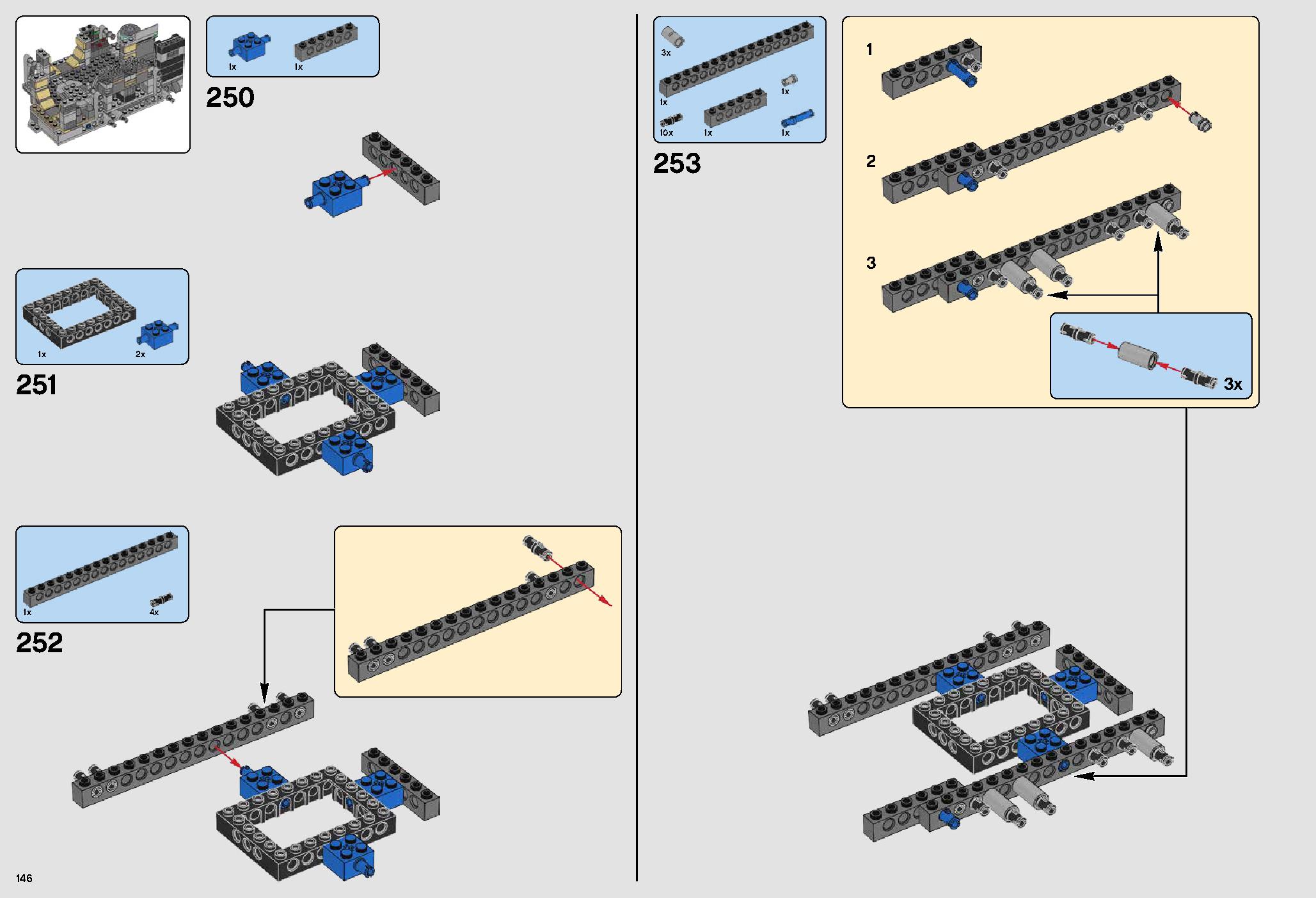 UCS Millennium Falcon 75192 LEGO information LEGO instructions 146 page