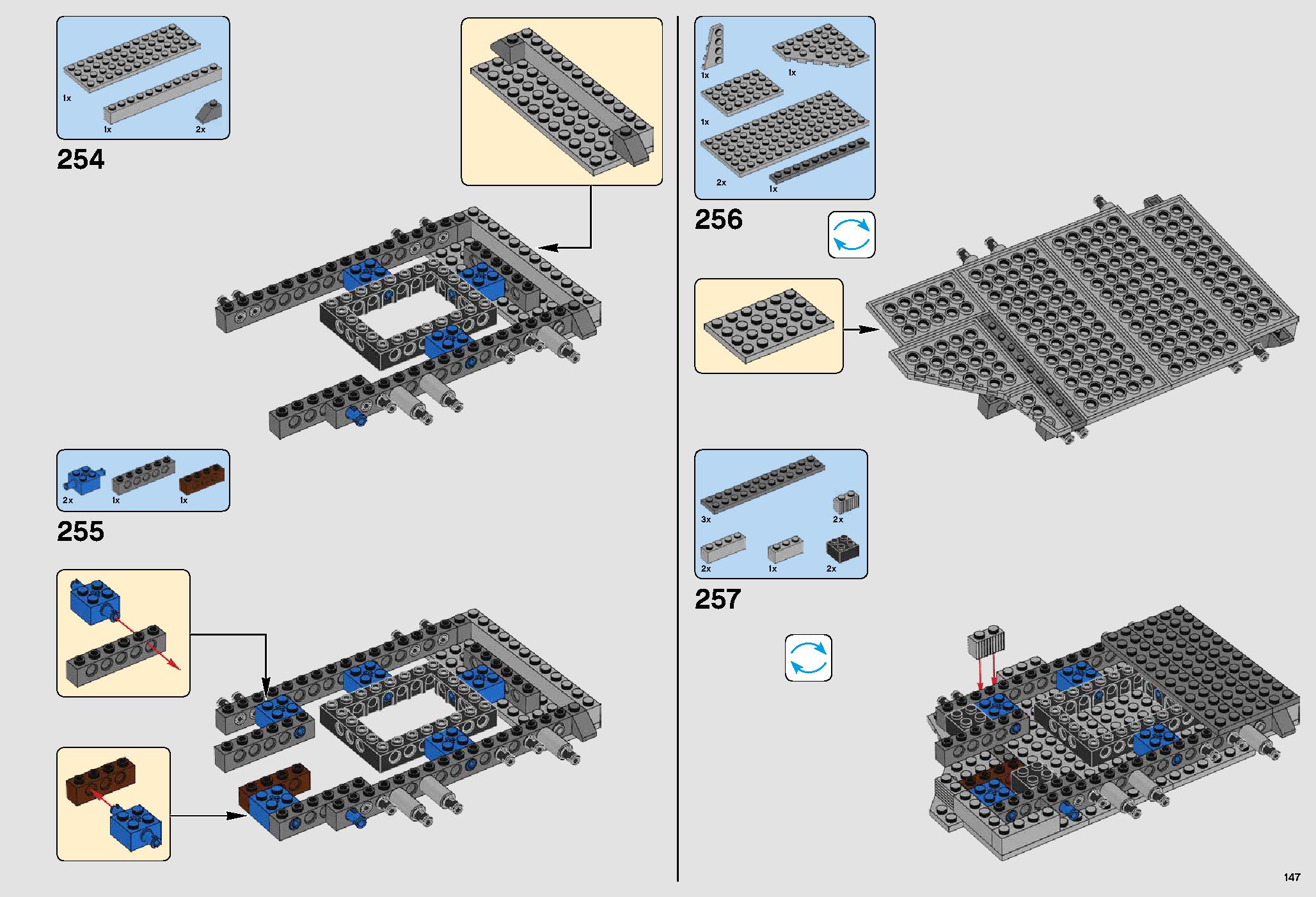 ミレニアム・ファルコン™ 75192 レゴの商品情報 レゴの説明書・組立方法 147 page
