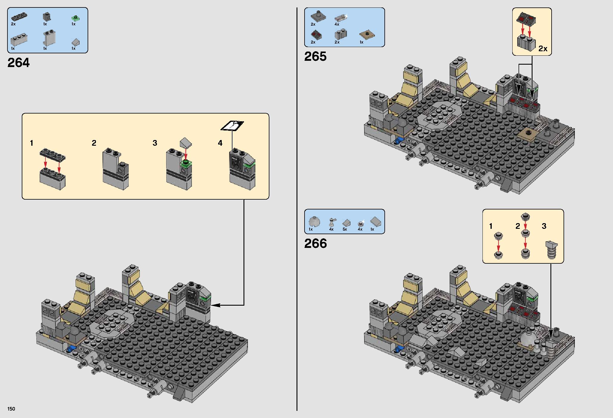 ミレニアム・ファルコン™ 75192 レゴの商品情報 レゴの説明書・組立方法 150 page