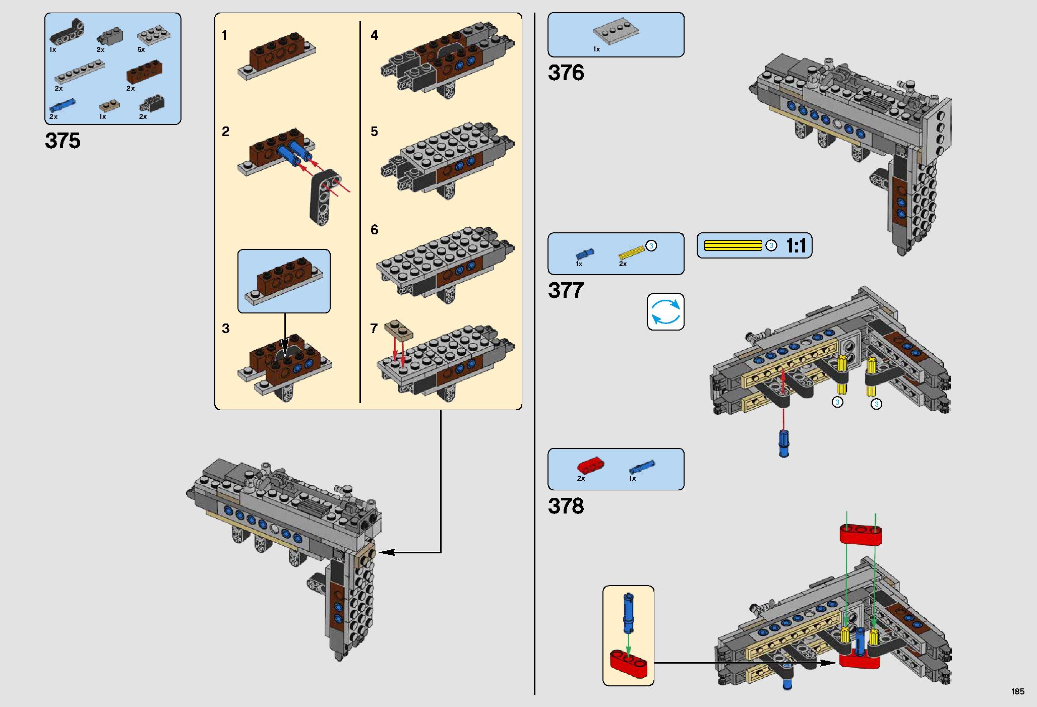 UCS Millennium Falcon 75192 LEGO information LEGO instructions 185 page