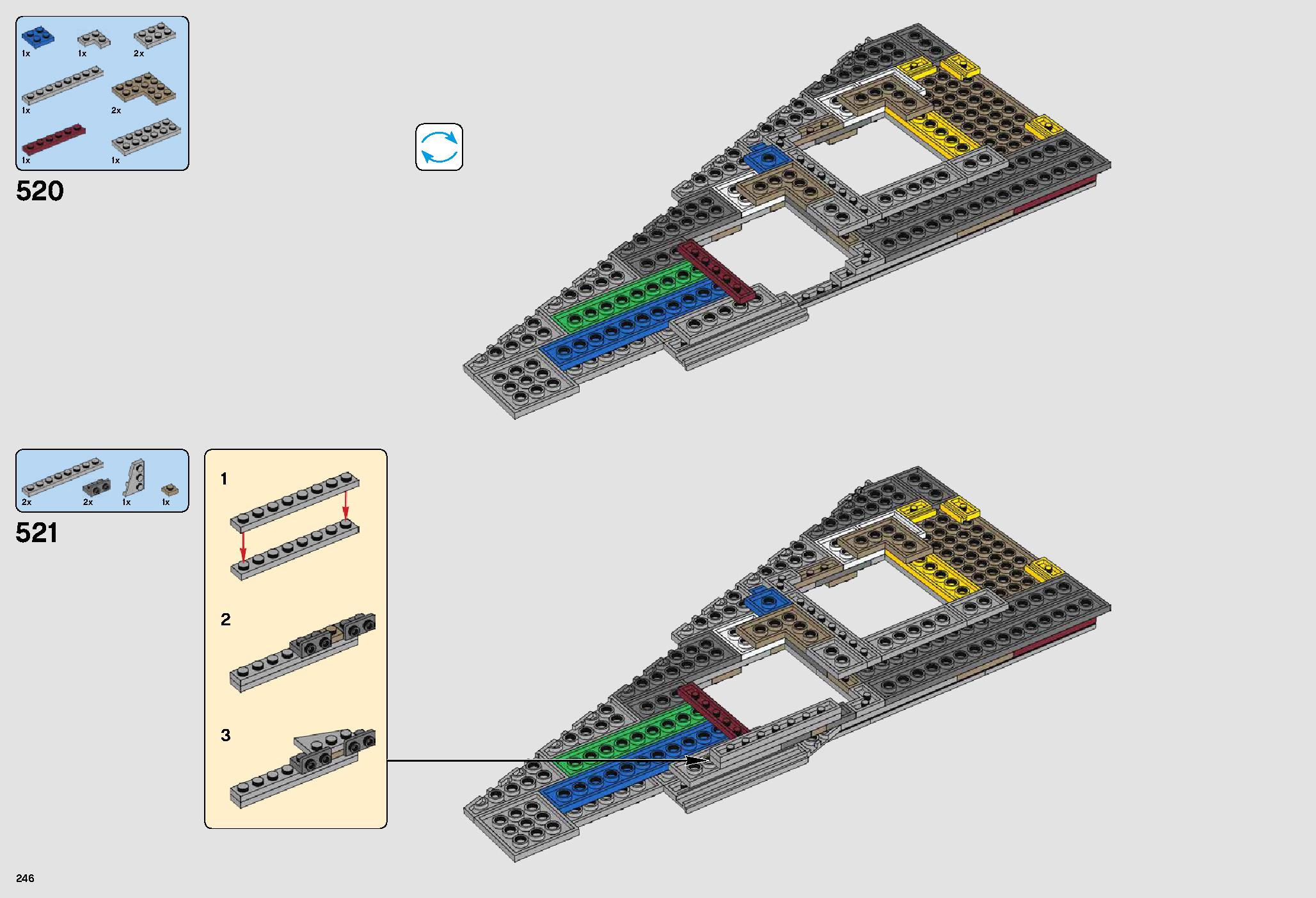 ミレニアム・ファルコン™ 75192 レゴの商品情報 レゴの説明書・組立方法 246 page