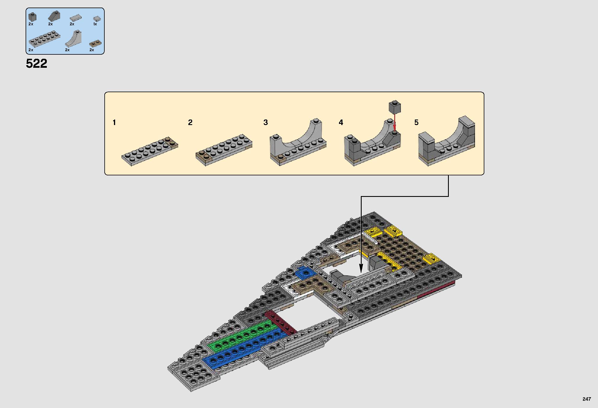 UCS Millennium Falcon 75192 LEGO information LEGO instructions 247 page