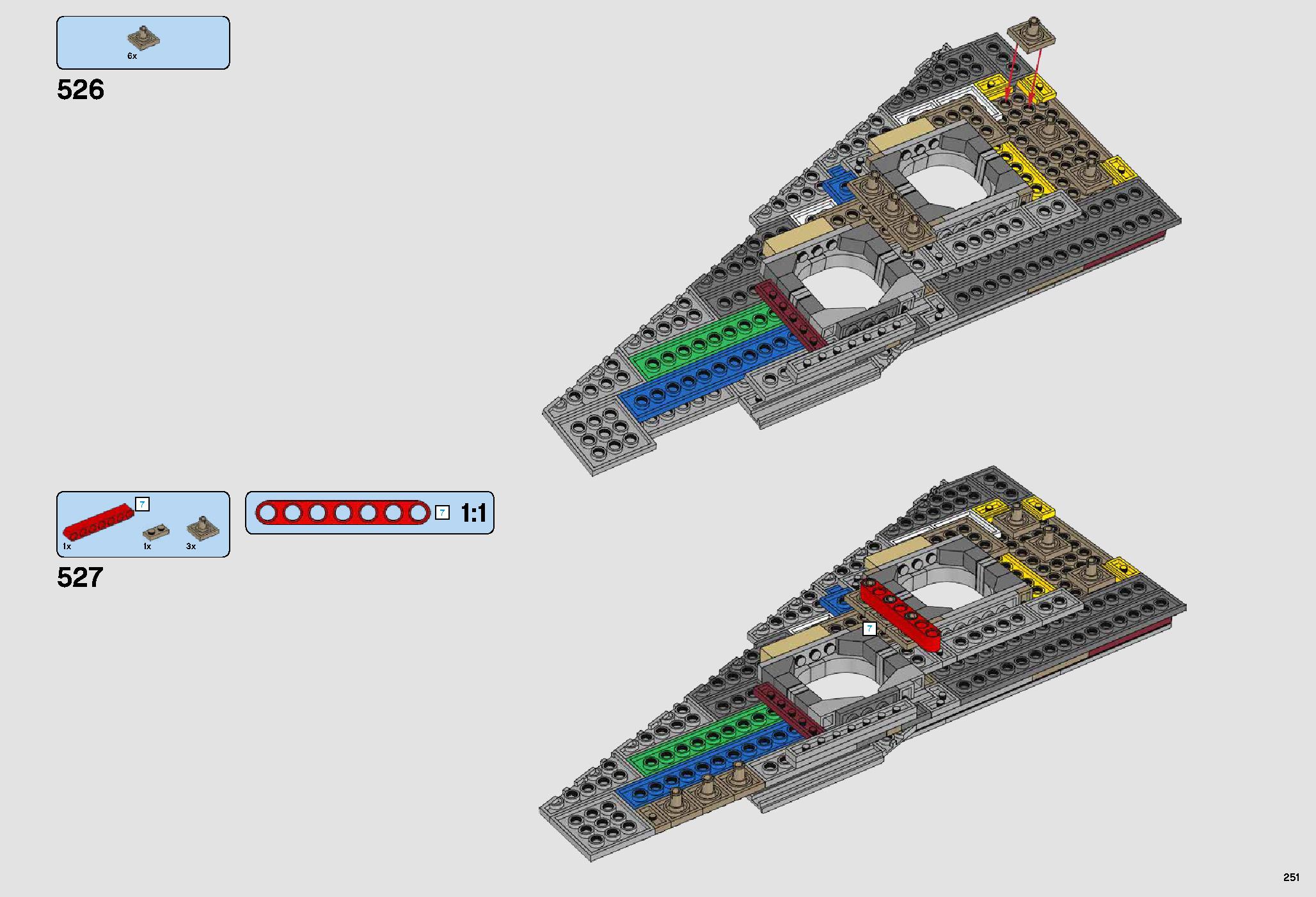 UCS Millennium Falcon 75192 LEGO information LEGO instructions 251 page