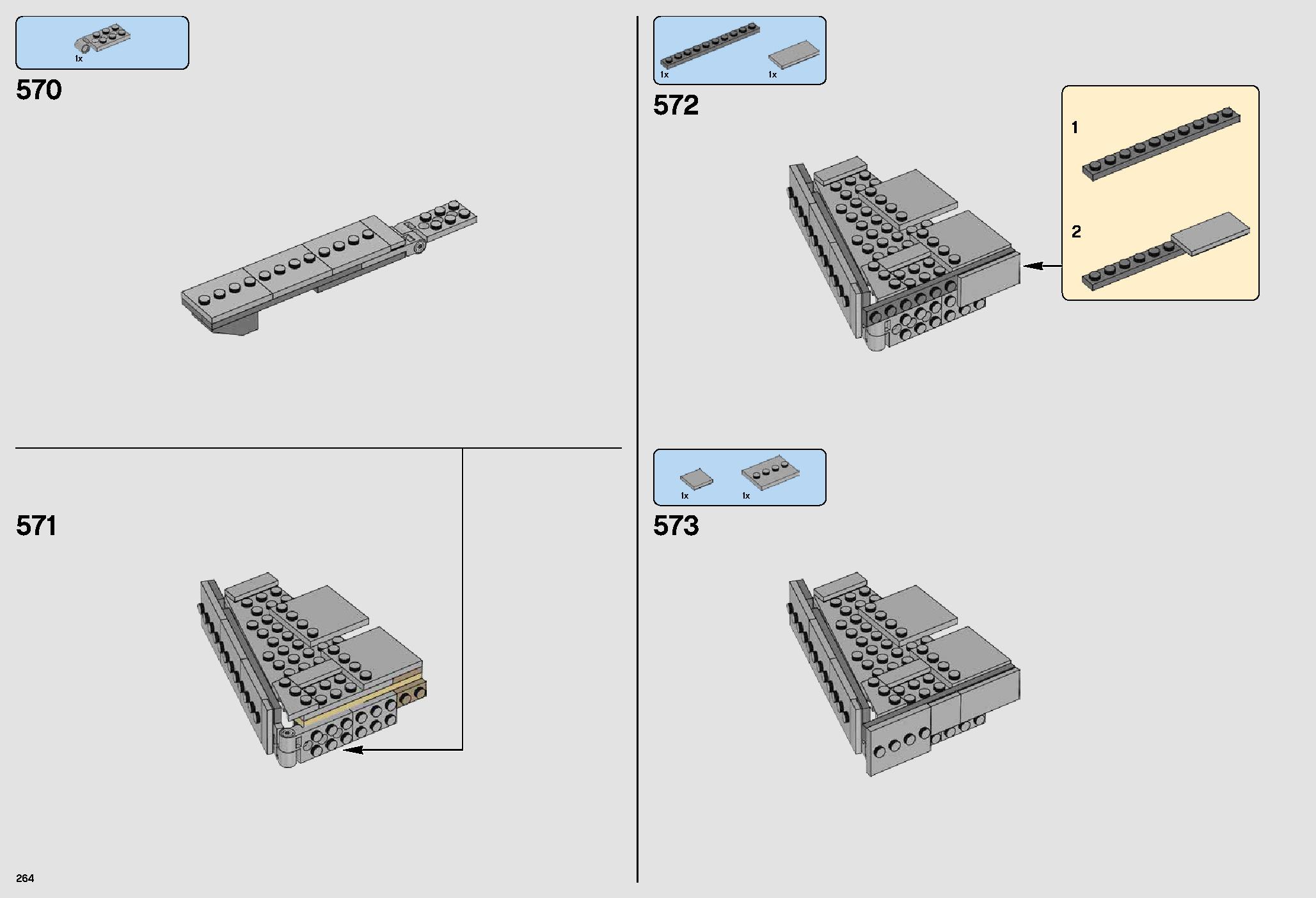ミレニアム・ファルコン™ 75192 レゴの商品情報 レゴの説明書・組立方法 264 page