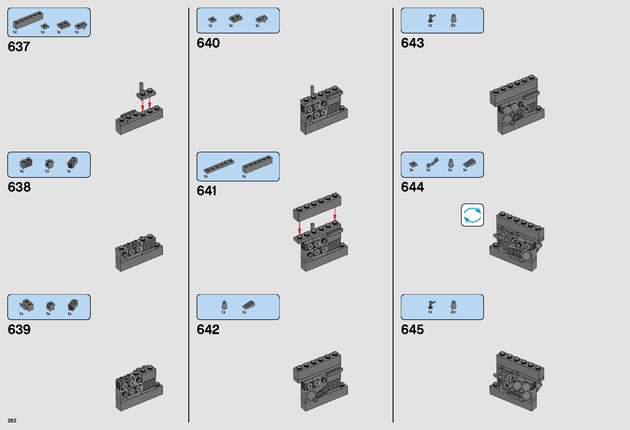 ミレニアム・ファルコン™ 75192 レゴの商品情報 レゴの説明書・組立方法 282 page