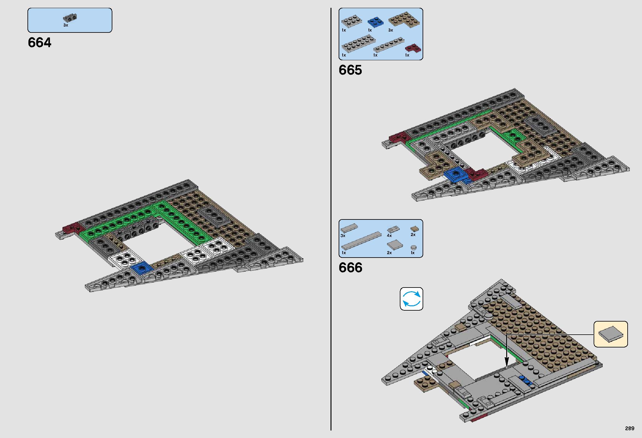 UCS Millennium Falcon 75192 LEGO information LEGO instructions 289 page