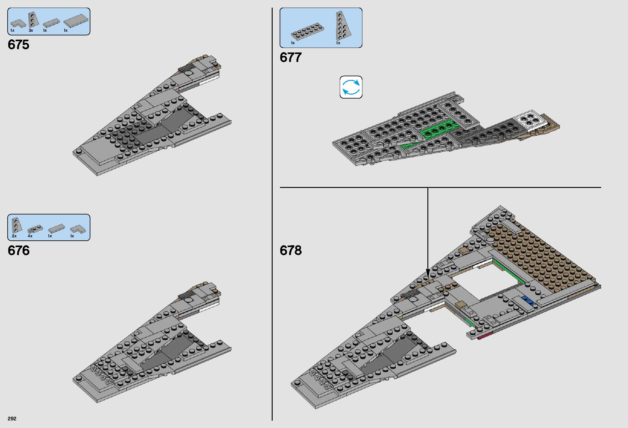 UCS Millennium Falcon 75192 LEGO information LEGO instructions 292 page