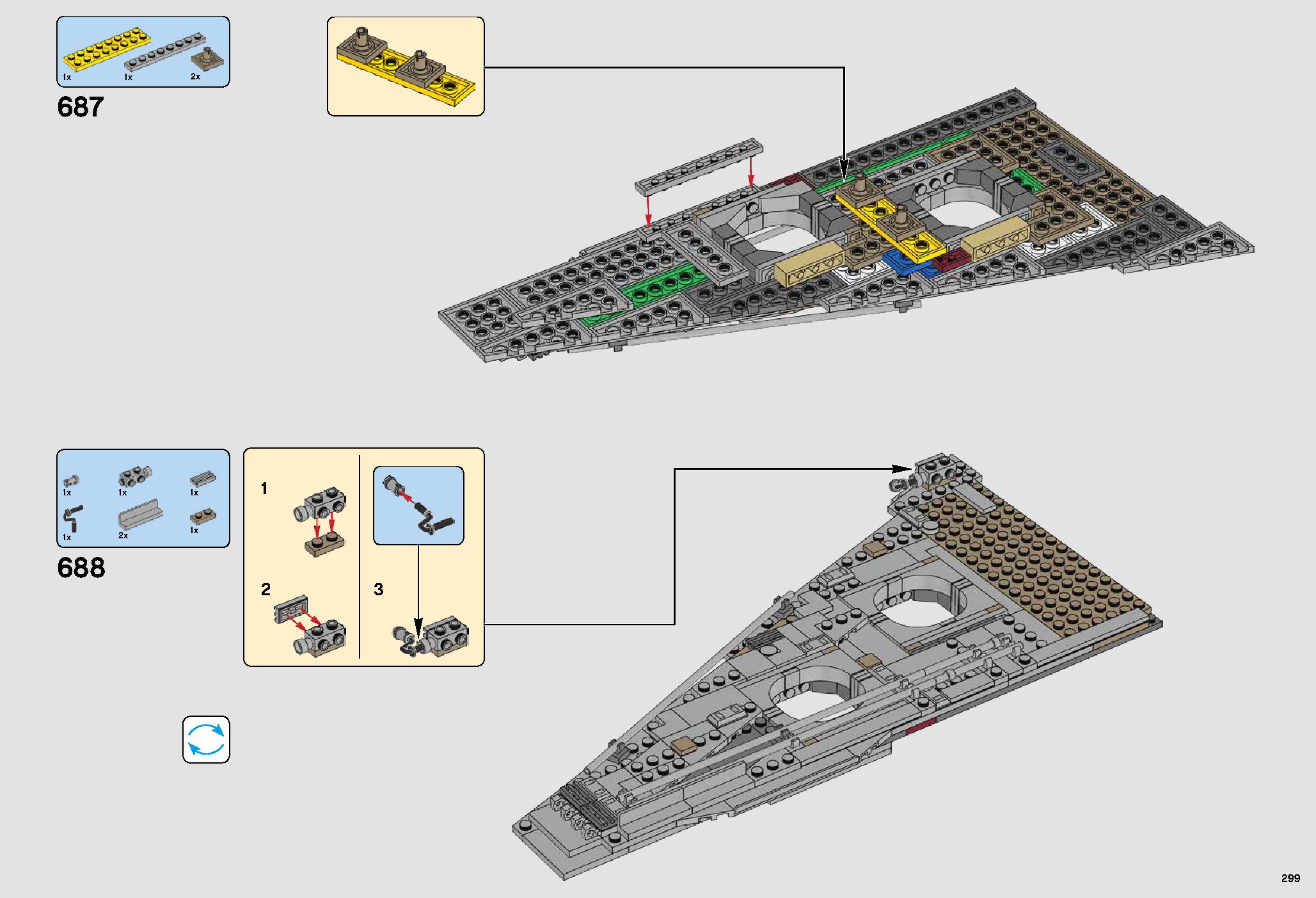 ミレニアム・ファルコン™ 75192 レゴの商品情報 レゴの説明書・組立方法 299 page