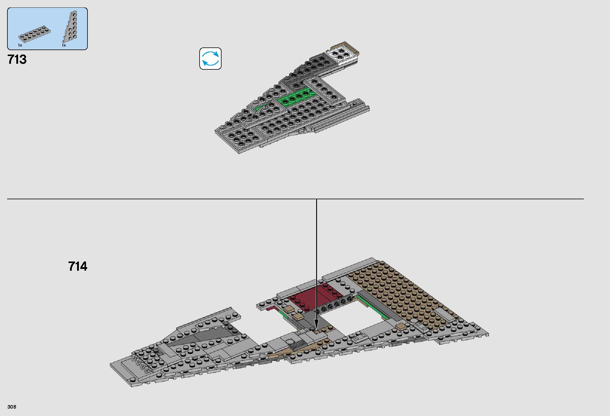 UCS Millennium Falcon 75192 LEGO information LEGO instructions 308 page