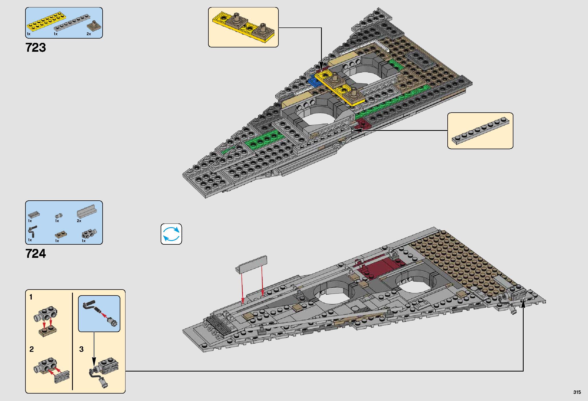 ミレニアム・ファルコン™ 75192 レゴの商品情報 レゴの説明書・組立方法 315 page