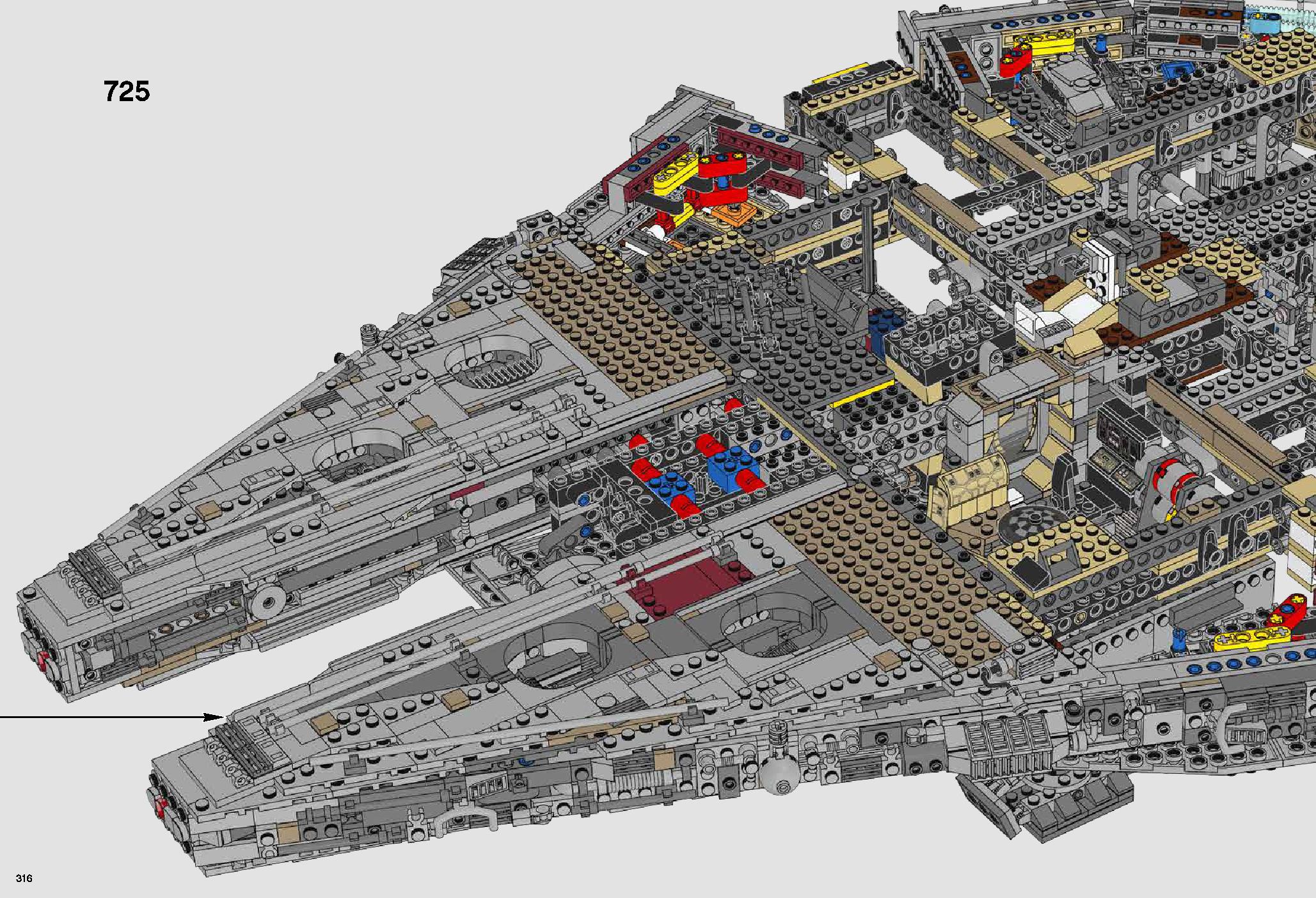 ミレニアム・ファルコン™ 75192 レゴの商品情報 レゴの説明書・組立方法 316 page