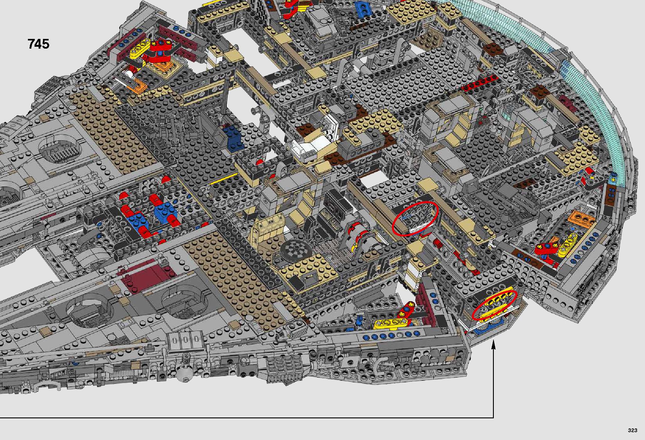 ミレニアム・ファルコン™ 75192 レゴの商品情報 レゴの説明書・組立方法 323 page